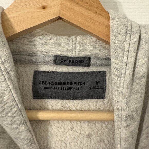 Abercrombie Sunday Hoodie Light Gray Size M - Picture 3 of 3